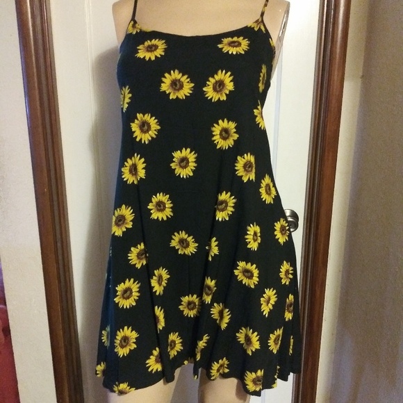 sunflower dress black